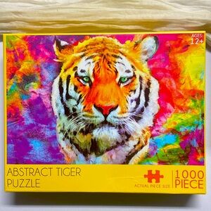 Beautiful abstract  1000 piece tiger puzzle